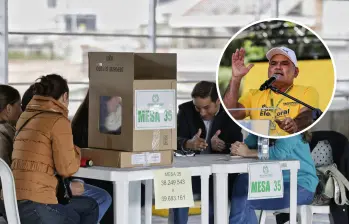 El procurador Gregorio Eljach Pacheco afirmó que el sistema informático para el escrutinio electoral no presenta irregularidades tras las pruebas realizadas por los organismos de control. FOTO: Colprensa. 