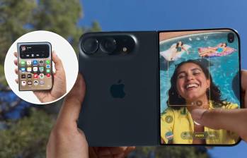 El iPhone Duo incorpora una pantalla OLED flexible de 7,6 pulgadas, chip A20 Pro, hasta 2 TB de almacenamiento y cámaras Fusion de 48 megapíxeles. Foto: Captura de video Apple Colombia