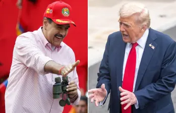 Nicolás Maduro (imagen izquierda) se muestra dispuesto a iniciar conversaciones con Estados Unidos bajo el gobierno de Donald Trump. FOTOS: XINHUA