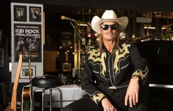 Kid Rock, se hizo famoso a finales de los 90 mezclando rock, rap y country. Foto: redes sociales