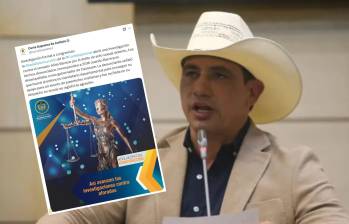 Alirio Barrera, senador del Centro Democrático, bajo investigación por presunto acoso sexual. Foto: Congreso de la República / @CorteSupremaJ