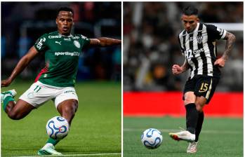 Jhon Arias y Kevin Castaño llegaron a sus nuevos equipos este año. Tras hacer una buena presentación en el Brasileirao, ambos están haciendo las cosas de la mejor manera en torneos Conmebol. FOTO GETTY