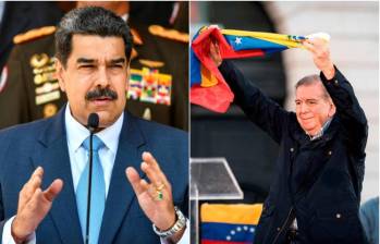 Nicolás Maduro y Edmundo González. Foto: Getty