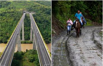 El modelo de gestión dual ha terminado por marcar la diferencia entre dos Colombias viales: una red con avances notables y otra que se deteriora. Foto: Camilo Suárez y Julio Herrera