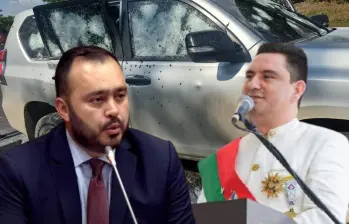 El congresista Jairo Castellanos y el gobernador de Arauca, Renson Martínez. Foto: Colprensa/Cortesía. 