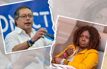 El presidente Gustavo Petro llegó a la Casa de Nariño gracias al caudal electoral que le aportó Francia Márquez. Hay malestar en las comunidades afro de Colombia.. FOTO Presidencia