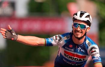 Julian Alaphilippe logró en el Giro de Italia su victoria 42 como corredor profesional. FOTO X-GIRO DE ITALIA