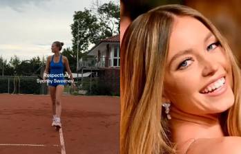 En redes sociales, mujeres deportistas están publicando videos rechazando el nuevo anuncio realizado por Sydney Sweeney. FOTO: Captura de pantalla / Getty.