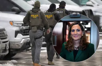La representante republicana María Elvira Salazar le envió mensaje al ICE y criticó sus operativos. Fotos: Getty Images