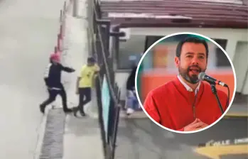 Ataque en rodaje de Sin senos sí hay paraíso deja tres muertos en Bogotá. Foto: Colprensa / captura de video