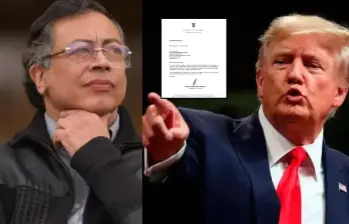 La carta fue dirigida a Trump y a otro embajador de su administración. FOTOS: Presidencia, Getty y Cancillería