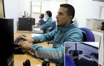 Funcionarios del CIGA durante sus labores. FOTO: Cortesía