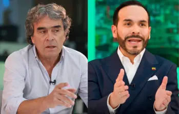 Sergio Fajardo respondió las acusaciones de Abelardo de la Espriella, quien dijo que lo notó tembloroso al momento de saludarlo en uno de los debates. Fotos: Manuel Saldarriaga Quintero