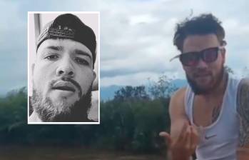 El momento en el que Ángel Montoya se lanza al río Cauca quedó grabado y se hizo viral. Foto: Captura video y redes sociales. 