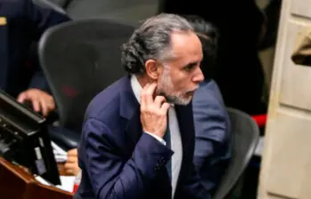 Benedetti responsabilizó al Congreso del hundimiento de la reforma a la salud, defendió la gestión del Gobierno en otros proyectos y reconoció que el clima electoral dificultará nuevos trámites. FOTO: Colprensa