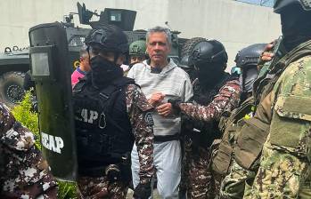 El exvicepresidente de Ecuador, Jorge Glas fue internado de urgencia aproximadamente a las 12:45 horas de este lunes. FOTO: AFP