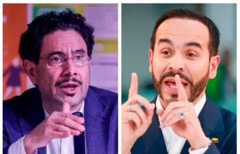 Cepeda es primero en intención de voto; De la Espriella es segundo y en ascenso. FOTO Colprensa/Manuel Saldarriaga-El Colombiano