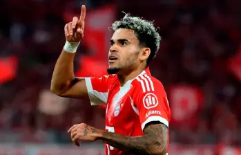 El futbolista colombiano Luis Díaz busca ganar su primer título de Champions League con el Bayern Múnich de Alemania. FOTO: GETTY