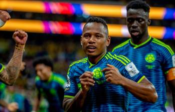 Jaminton Campaz fue el responsable del tercer gol de Colombia en la victoria 3-1 ante Uzbekistán en el debut del Mundial de Norteamérica. FOTO JUAN ANTONIO SÁNCHEZ 