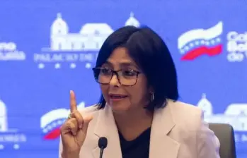 Delcy Rodríguez, de 56 años, es la cabeza del régimen dictatorial de Venezuela tras la captura de Nicolás Maduro. Foto: Getty Images.