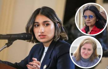 Laura Sarabia respondió a los señalamientos de exfuncionarias del gobierno Petro. FOTOS: Colprensa e ICBF