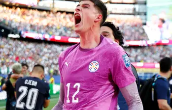 Orlando Gill celebrando tras eliminar a Alemania en el Mundial. FOTO: X FifaWorlCup