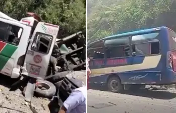Imagenes tras el atentado. Foto: Captura de video.