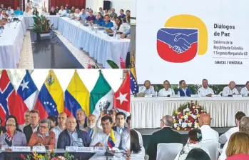 La información la dio a conocer el concejal por Bogotá, Julián Uscátegui. Foto: AFP y @ComisionadoPaz