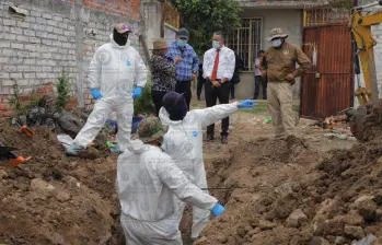 El pasado mes de mayo en otra casa abandonada, también de Irapuato, fueron localizados los restos de 17 personas. FOTO: Fiscalía General de Guanajuato