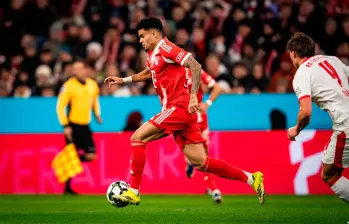 Luis Díaz ya suma 19 goles, en 31 juegos, con el Bayern. FOTO X-BAYERN DE MÚNICH