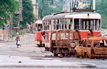 El asedio de Sarajevo, entre abril de 1992 y febrero de 1996, dejó más de 11.500 muertos. FOTO: AFP