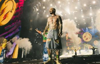 J Balvin deleitó con sus éxitos a los más de 100 mil espectadores al festival Rock in Río. Foto: Suministrada a EL COLOMBIANO