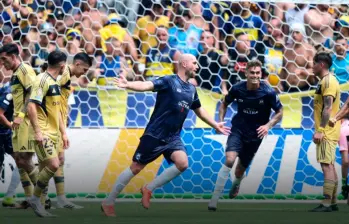 EL defensa central Christian Gray anotó el único gol de Auckland City en el Mundial de Clubes de la Fifa. FOTO: TOMADA DEL X DE @fifaworldcup_es
