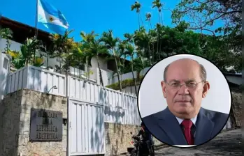 Omar González, directivo del partido Vente Venezuela, reveló detalles de lo sucedido en la embajada de Argentina que permitió la salida de los opositores a EE.UU. Fotos: AFP y redes sociales