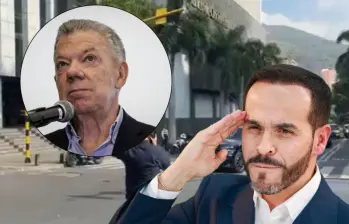 Juan Manuel Santos rompió el silencio antes del inicio de la ceremonia de posesión de Abelardo de la Espriella Fotos: Captura video redes sociales, Manuel Saldarriaga y Colprensa