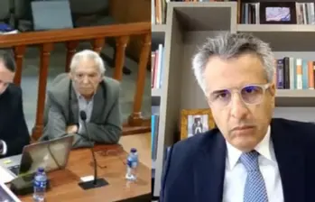 Exministros Ricardo Bonilla y Luis Fernando Velasco implicados en caso UNGRD. Foto: captura de video