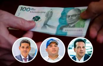 El escolta está vinculado a la seguridad de Jaime Luis Lacouture (izquierda) y salpica la campaña al Senado de Daniel Restrepo Carmona (centro), ficha del saliente senador Carlos Andrés Trujillo (derecha). FOTO: COLPRENSA/EL COLOMBIANO/CORTESÍA