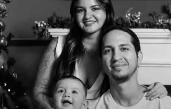 Kevin Andrés Cadavid, su esposa, Yazmín Montoya, y su pequeño hijo, Damián Cadavid Montoya, permanecieron juntos hasta el final tras quedar atrapados en el edificio Ariguaní de Cali por el terremoto del 10 de agosto. Foto: redes sociales Jaz Montoya