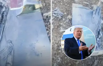 Trump dijo que el derribo del avión no afectará las negociaciones con Teherán. FOTO: Cortesía