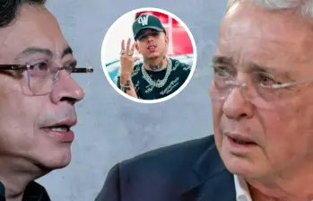 El presidente Petro respondió defendiendo su reforma y cuestionando decisiones de Uribe, reavivando la disputa política entre ambos. FOTO: EL COLOMBIANO/ X @Westcol