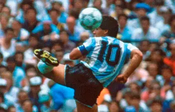Diego Maradona en el Mundil 1986. FOTO: Instagram Maradona