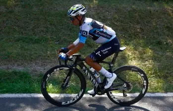 La Vuelta a Burgos fue la tercera competencia de la que se retira Nairo esta temporada, en la que ha venido cumpliendo funciones de gregario en su equipo. FOTO X-MOVISTAR TEAM