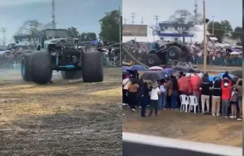 Una exhibición de Monster Trucks en Popayán terminó en una tragedia donde murieron 3 personas y al menos 40 heridos. Fotos: captura videos redes sociales