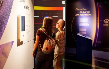 El universo que somos es el nombre de la nueva exposición del Planetario de Medellín. La inauguración de esta se realizó este jueves junto con el de la temporada Medellín Estelar. FOTO: Cortesía Planetario de Medellín.