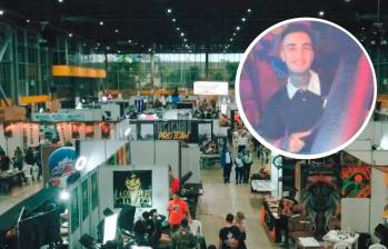 Juan Felipe Palacio Vélez, de 26 años, murió este miércoles en el Hospital General de Medellín, donde tuvo que ser remitido por cuenta de una infección que se originó en un tatuaje que se hizo en Expotatuaje, según sus familiares. FOTOS: CAMILO SUÁREZ Y CORTESÍA