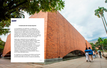 Imagen de la sede de la Universidad Eafit en Medellín. El Consejo Superior de la institución se pronunció sobre la reciente coyuntura por un foro político. FOTO: EL COLOMBIANO