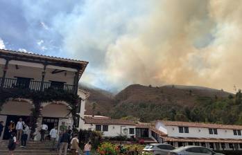 Se agrava emergencia en Boyacá por incendio forestal que completa más de 18 horas. Foto: El Colombiano.