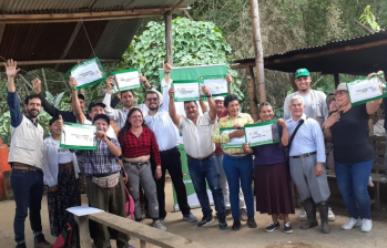 Las familias campesinas fueron beneficias con tierras que pertenecieron al narco Rodríguez Gacha. Foto: cortesía