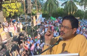El evento se llevó a cabo en Córdoba. Los cuestionamientos surgieron de inmediato a través de redes sociales. Foto: Captura de video/ @IvanCepedaCast