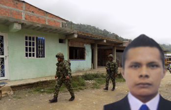 Cristian Martínez, alias ‘Polo’, es el responsable de enviar audios a las comunidades indígenas del Caquetá ordenando sacar a la Fuerzas Pública de la zona. Foto: Colprensa y FF. MM.